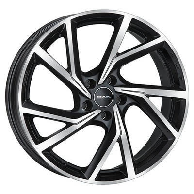 ALLOY WHEEL MAK KASSEL FOR VOLKSWAGEN JETTA V, VI 2004-2010 8X18 5X112 BLAC CE8