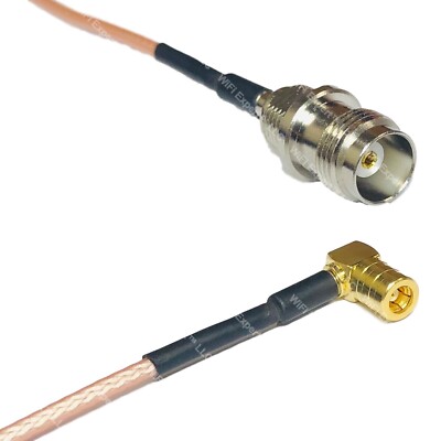 RG316 TNC Female to SMB FEMALE ANGLE Coax RF Cable USA-Ship