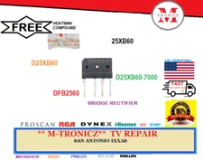 D25XB60 25XB60  DFB2560   D25XB60-7000  600V 25A  BRIDGE RECTIFIER FREE COMPOUND
