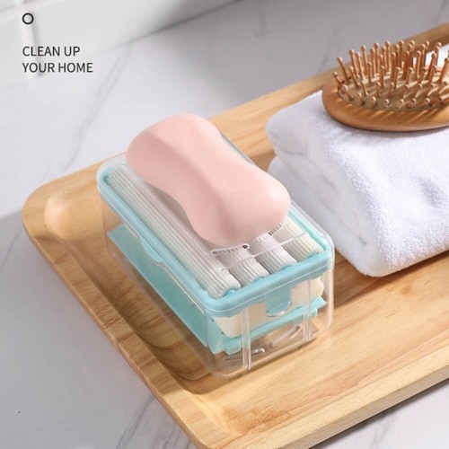 Handsfree Soap Dish Foaming Soap Box Simple Storage Shelf Home eBay