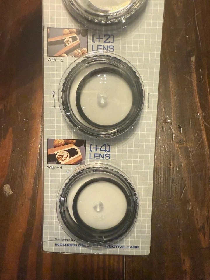 NEW HOYA Close UP Lenses 49mm +1 +2 +4 Lens Set SEALED made in Japan - Image 3 of 4