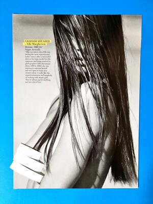 1 Page Magazine Clipping featuring  Supermodel Elle MacPherson Picture