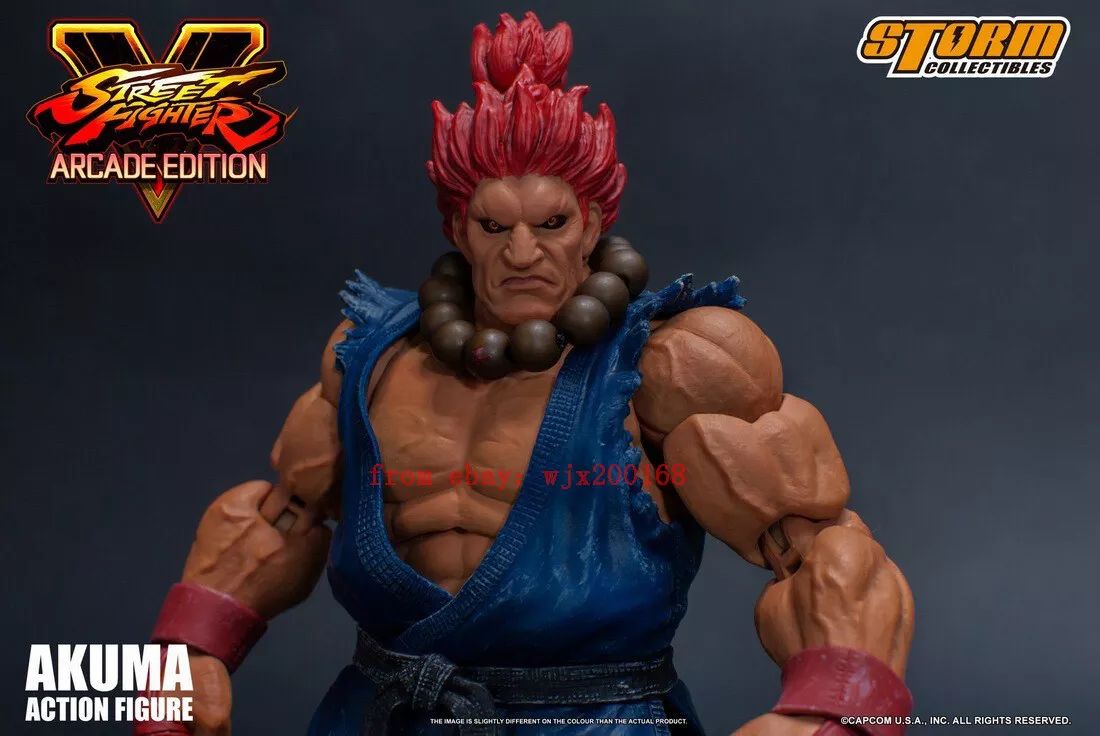 RARE! Street Fighter 2 Akuma Gouki 12 Action Figure JAPAN GAME -  Japanimedia Store