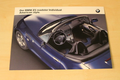 70043) BMW Z3 Roadster individual - American Style - Prospekt 199?