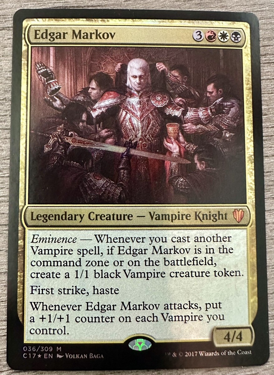 MTG Edgar Markov Commander 2017 036/309 Foil Mythic NM | eBay