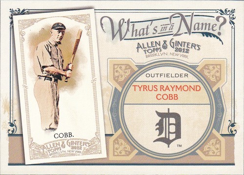 2012 Topps Allen & Ginter What's in a Name You Pick the Card Finish Your Set - Picture 51 of 61