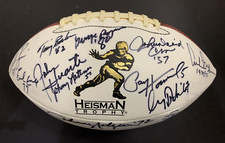 Heisman Trophy Multi Signed Autographs Football DORSETT GRIFFIN LATTNER (19) JSA