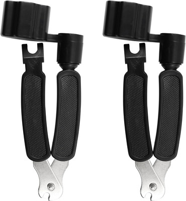 2 Pieces Guitar String Winder Tuning and Bridge Pin Puller 3 In 1 Multifunctiona