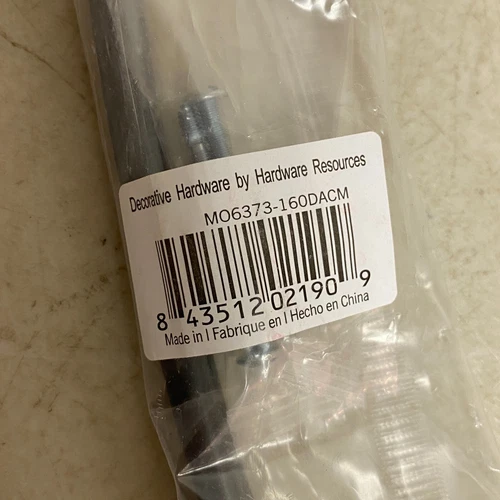 Hardware Resources Belcastel 1 Cabinet Pull 160mm CC - Gun metal- 2 pack - Picture 9 of 9