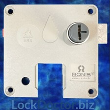RONIS Omega Locker £1 Coin Lock Coin Insert Lock Deposit Lock Closure (+2 keys)