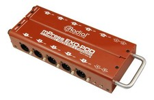 Radial Exo-pod Press-box Expander Floor Box With (10) Xlr And (4) 3.5mm Outputs