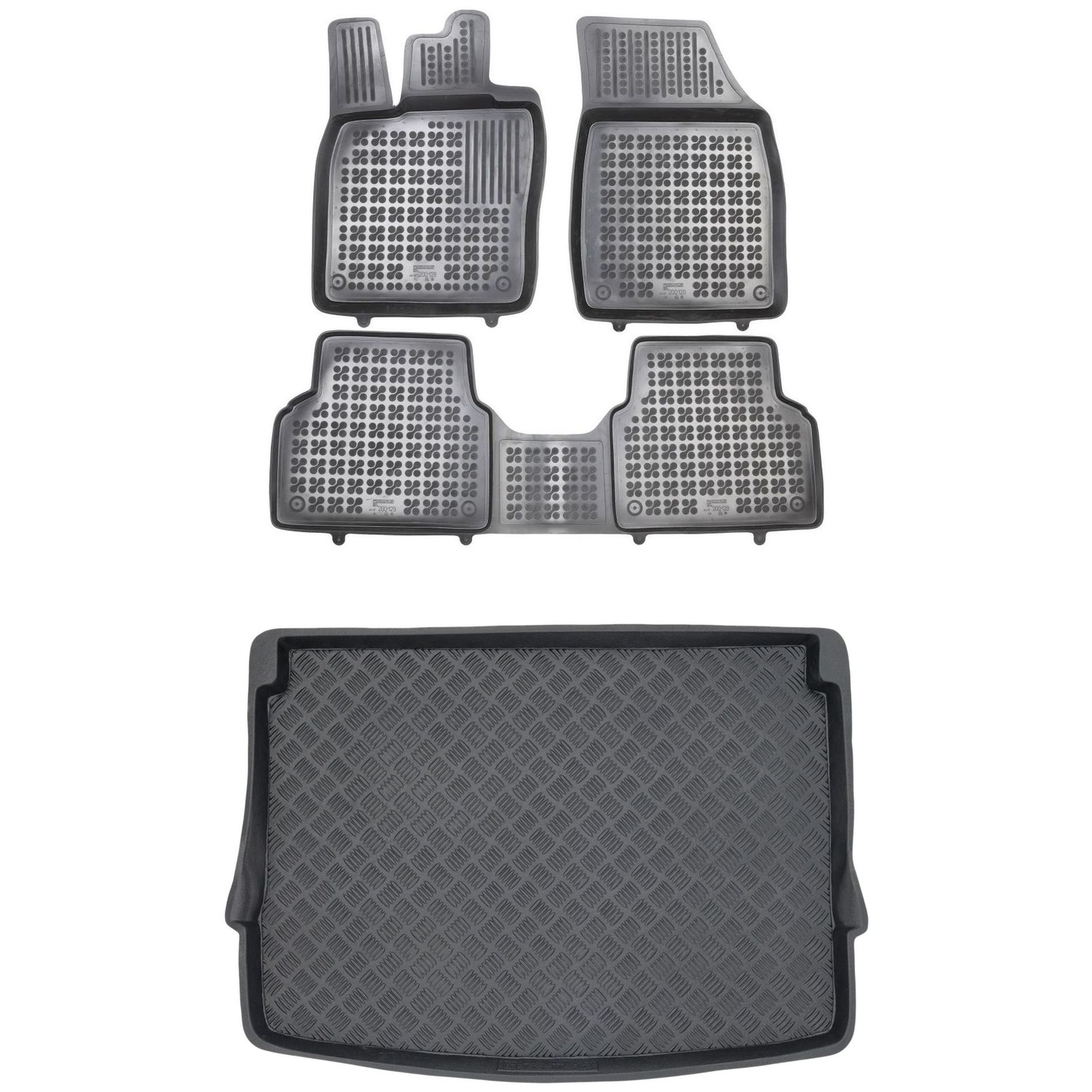 Tapis de coffre imperméable VW ID.3 avec tapis de sol en PE