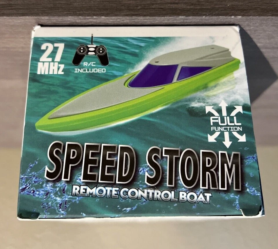 XVB Remote Control Speed Storm Boat 27 MHz New in Box See Photos for Quality - Image 3 of 4