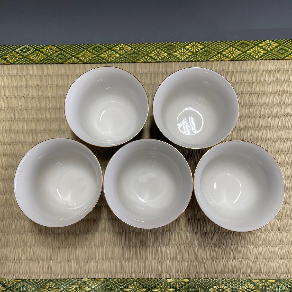 Tachikichi • Kyo Ware A212 : Japanese Pottery Yunomi Tea Cup