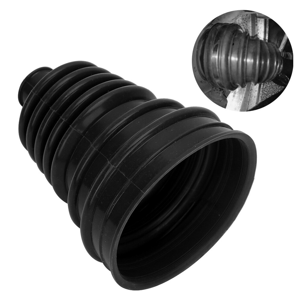 (black)CV Axle Dust Cover Universal Silicone CV Axle Boot Dust Cover