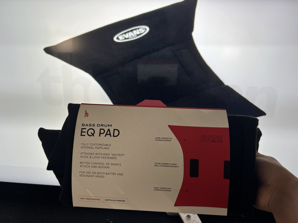 Evans EQ Pad Bass Drum Damper FREE SHIPPING eBay