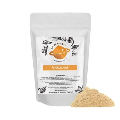 SPICE PLANET Psyllium Husk Isabgol 100% Natural Fibre For Colon Detox WEIGHT LOSS Free UK P&P