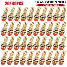 10/20Pc 1/2" Brass Spray Nozzle Atomizing Lawn Misting Sprinkler Patio Gardening