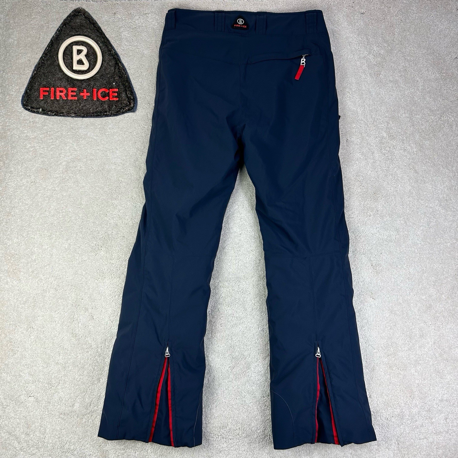 Bogner FIRE + ICE Women's Insulated Waterproof Navy Snow Ski Pants US 34/EU 48