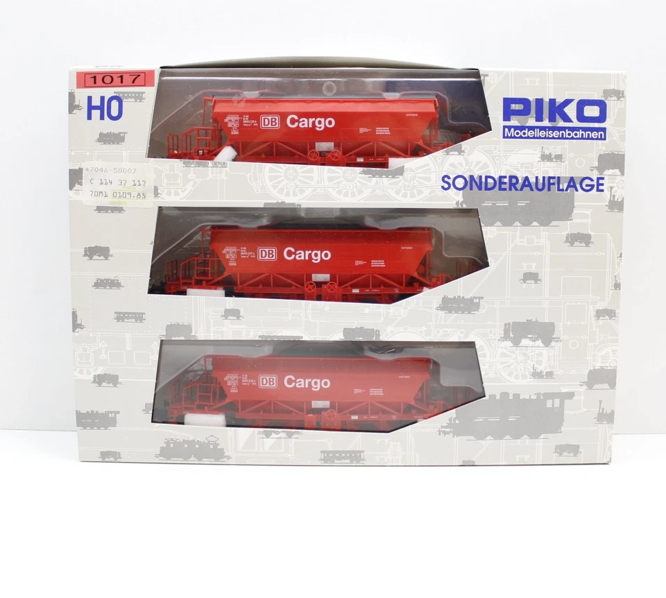 Piko H0 DC 58007 Kali Wagenset 3x Taoos DB Cargo  lf2806