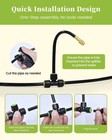 RainPoint 360° Garden Irrigation System - 50FT Complete Drip Kit, 16 Nozzles — photo 4