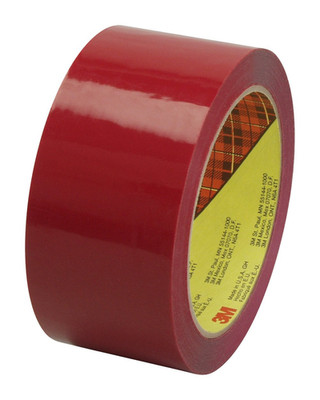 Scotch Box Sealing Tape 373, Red, 48 Mm X 50 M