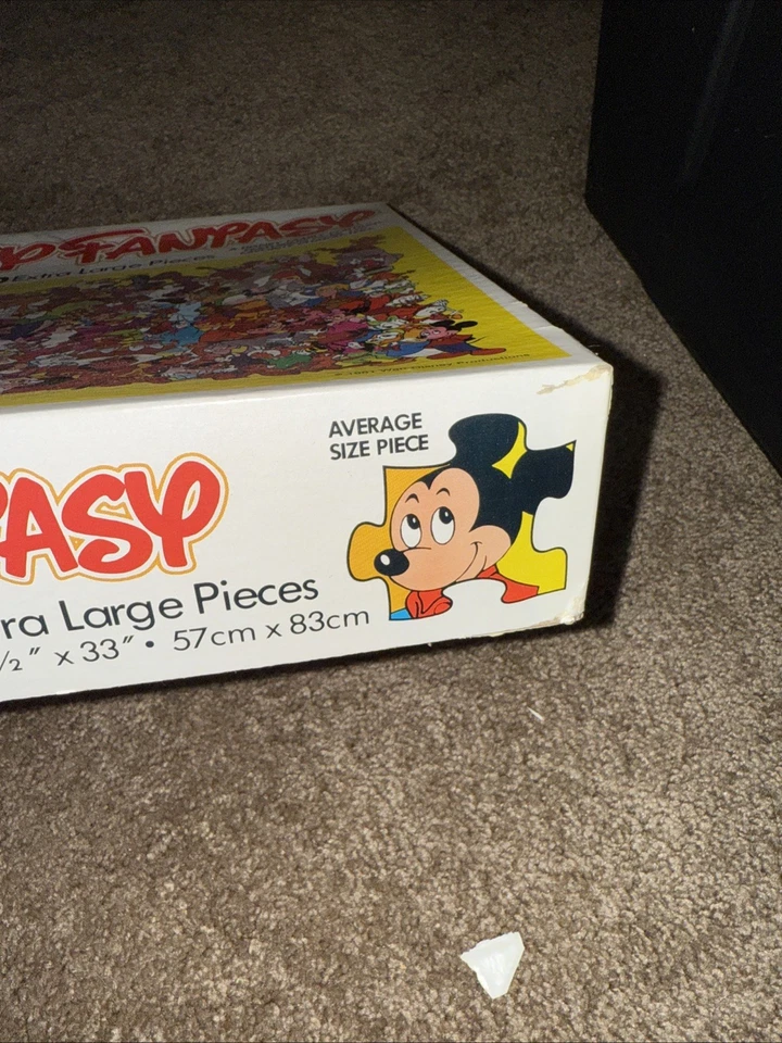 Disney Fantasy Jigsaw Puzzle Vintage Whitman 1981 300 Pieces ~ Complete - Image 3 of 4