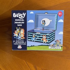 Bluey Jewelry Box for Girls - Musical Jewelry Box with Spinning Figurine, Blu...