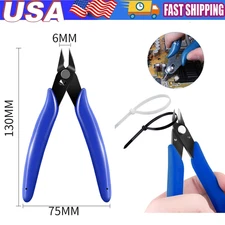 1 PCS Electrical Cutting Jewelry Wire Cable Cutter Side Snips Flush Plier Tool