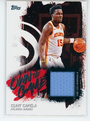 2025-26 Topps NBA Clint Capela Own the Game Game Used Relic #OTGA-CP Hawks