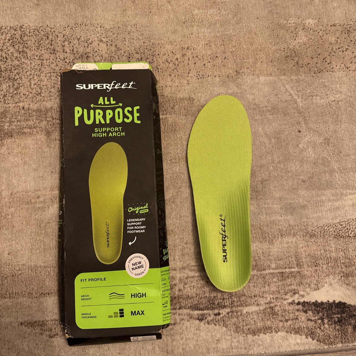 Buy Superfeet Green Insole Insert C for Men/ for