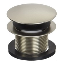 Westbrass A398R-07 1-1/2" NPSM Coarse Thread Mushroom Tip-Toe Drain Stopper