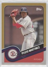 2020 Topps Brooklyn Collection Gold 44/50 Pedro Martinez #50 HOF 2z3