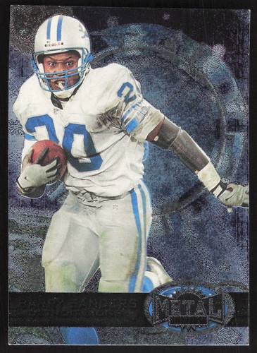 Barry Sanders #162 1997 Metal Universe card