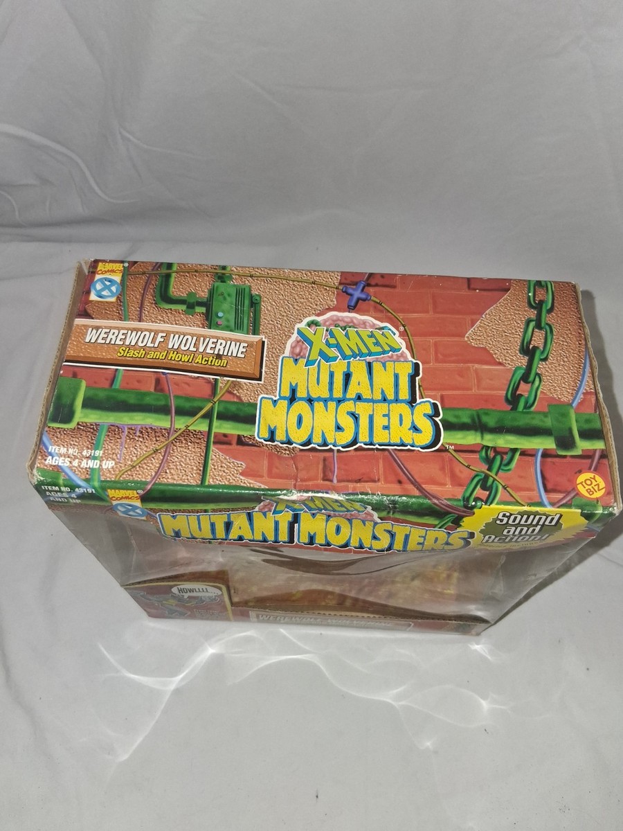 Vintage 1996 Marvel X-Men Mutant Monsters WEREWOLF WOLVERINE Toy