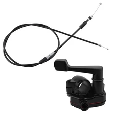 7/8'' 22mm Thumb Throttle Kit with Throttle Cable,Aluminum Motorcycle/Mini Bike