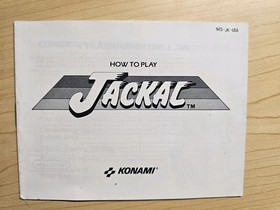 Jackal With Manual NES Tested And Working