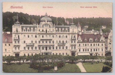 Marienbad Hotel Weimar Hotel Schwarzer Adler Böhmen