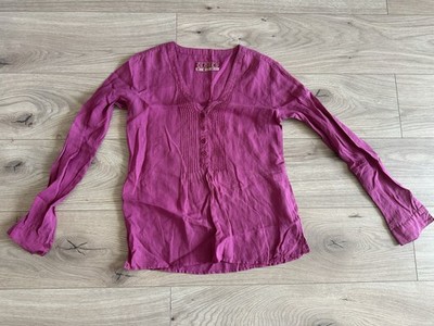 Closed Bluse Tunika Longsleeve Langarm Shirt Pink Gr. S