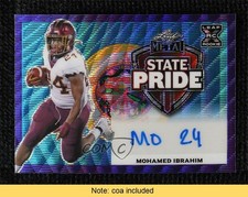 2023 Leaf Metal Pre-Production Proof Purple Wave 1/1 Mohamed Ibrahim Auto 0a17