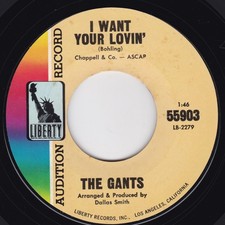 Garage / Mod--The Gants ? I Want Your Lovin' / Spoonful Of Sugar - HEAR !!