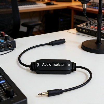 Ground Loop Noise Isolator 3,5 mm für Autoradio Heimkino Audio Ausrüstung