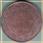 1900 Canada Large Cent — photo from another recent sale