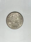 ANACS AU58 1916 BARBER DIME NICE ORIGINAL SURFACES. OLD SOAP BOX HOLDER