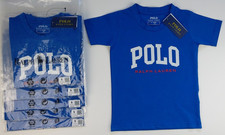 Image of Authentic Ralph Lauren Kids Royal Blue Short Sleeve Tee. Age 4 - 14/16 Label £49