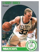 1990-91 NBA Hoops Lot (16) incl. BIRD,  Jordon