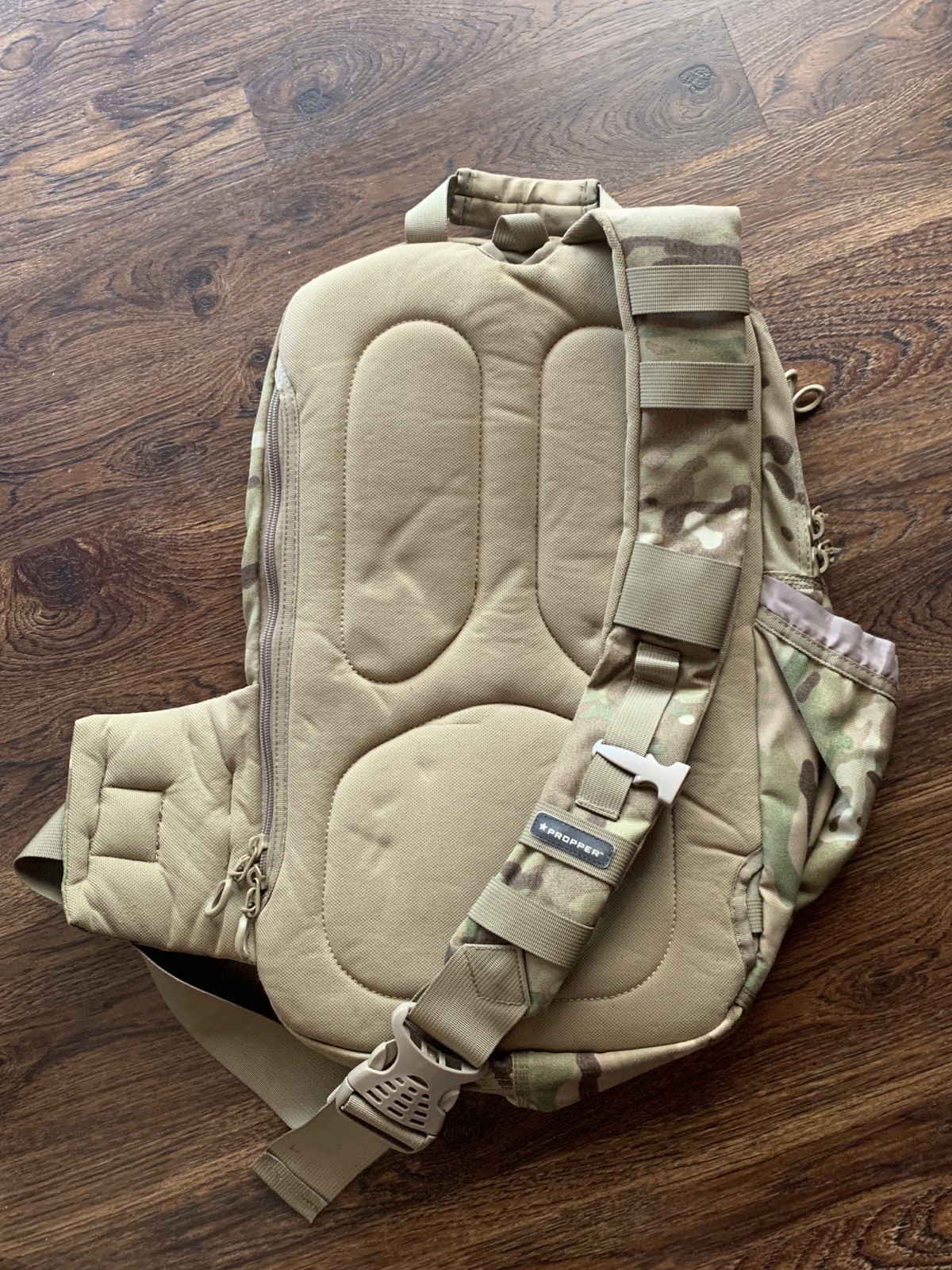 RARE Propper Bias Sling Backpack Military Camo Bag - Gem