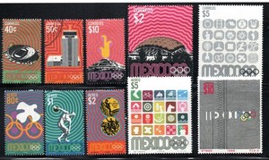 Sc. 997-1001, C340-44 MH / one stamp Used