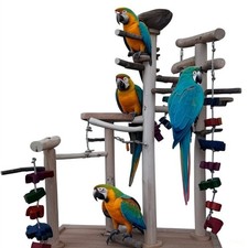 Kletterbaum "Sigma" Freisitz XXL Vogelspielplatz 120cm Papageien Sittiche