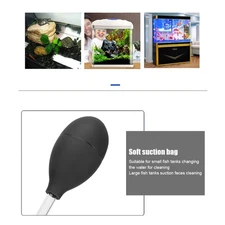 Acrylic Coral Feeder Water Changer Suction Feces Cleaning Fish Tanks Tube